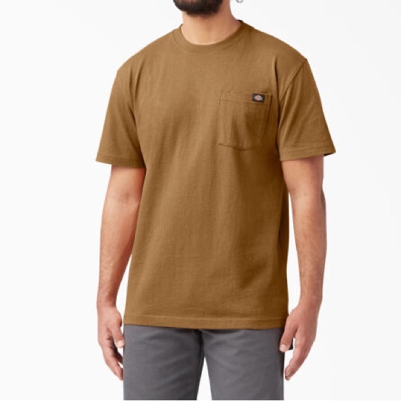 MEN’S S/S HEAVYWEIGHT POCKET TEE - Picture 1 of 9